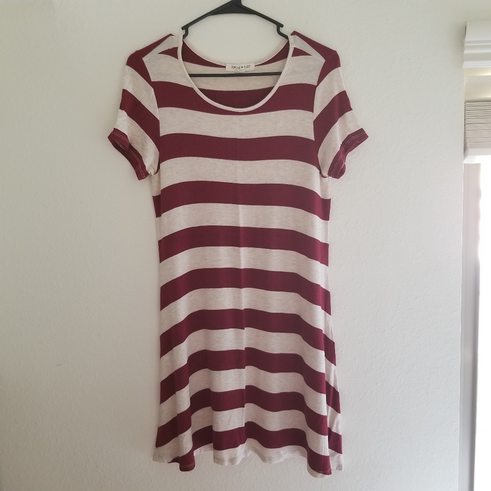 living doll striped dress